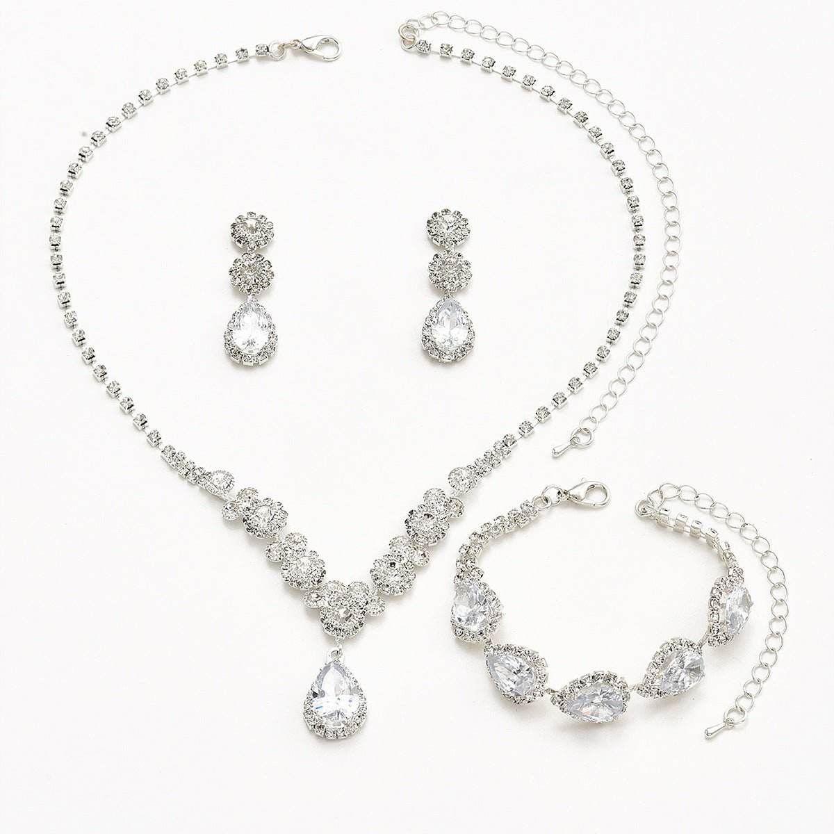 Zircon Three-Piece Bridal Set - Luzilly Bridal & Apparel