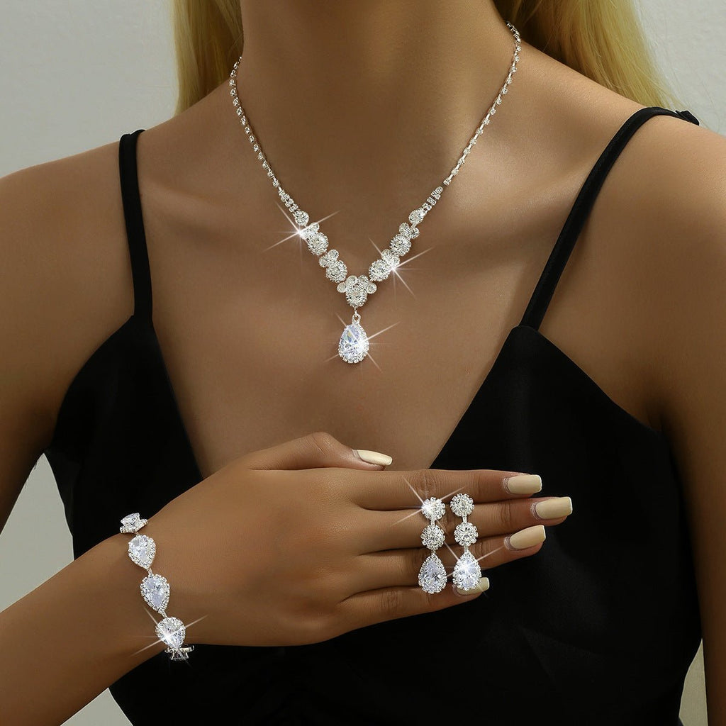 Zircon Three-Piece Bridal Set - Luzilly Bridal & Apparel